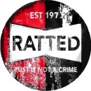 Sticker ratted a denoncer est 1973 rust is not a crime used patina rats 36 