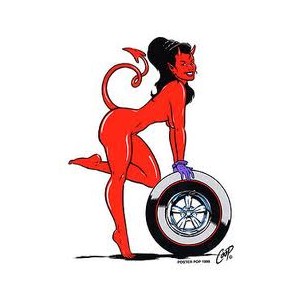 Devil sticker AD325