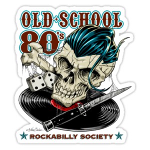 oldschool tattoo Sticker JA421